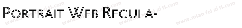 Portrait Web Regula字体转换